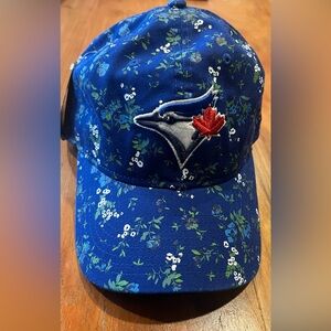 NWT Authentic New Era Blue Jays Hat Women Floral Adjustable MLB Toronto Baseball